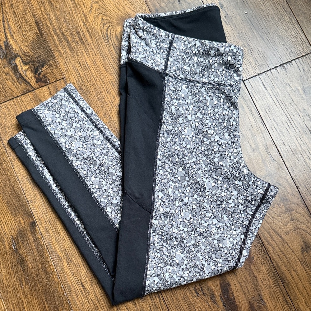 Lands' End Women’s Active High Rise Compression Slimming Leggings